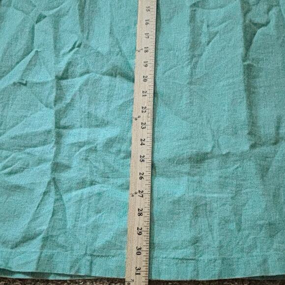 Tommy Bahama Green Sea Glass LInen Short Sleeve Camp Shirt XXL 2XL NWOT - Picture 4 of 9